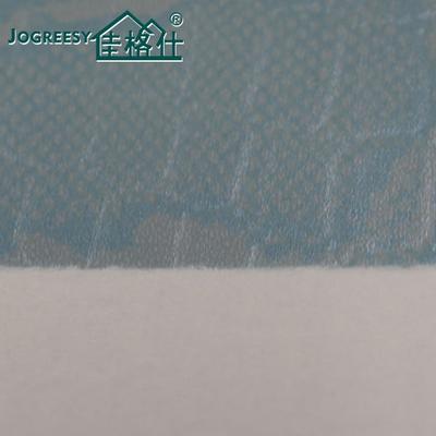 Light blue printing embossing luggage leather